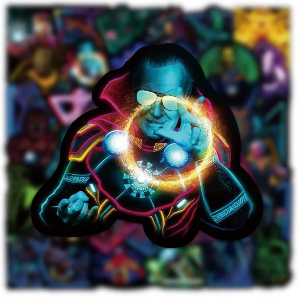 Marvel Neon Stickers