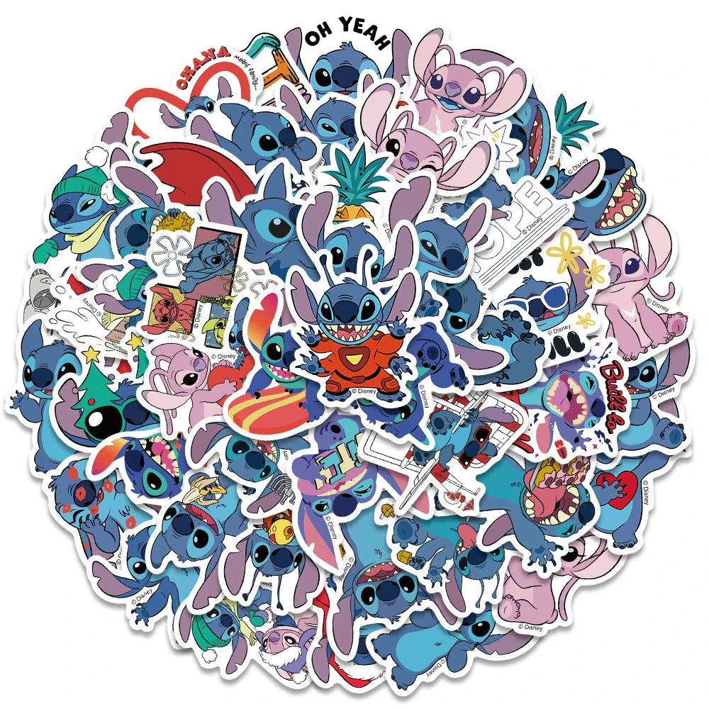 50pcs Stitch Stickers
