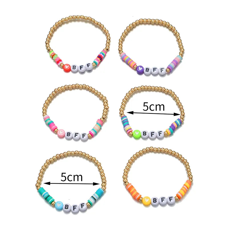 6Pcs set Handmade Friendship Bracelet